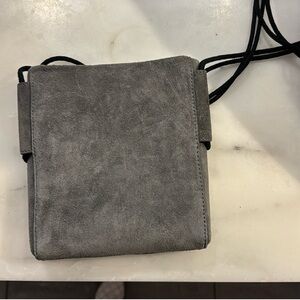 Rag & Bone Crossbody in Grey Suede